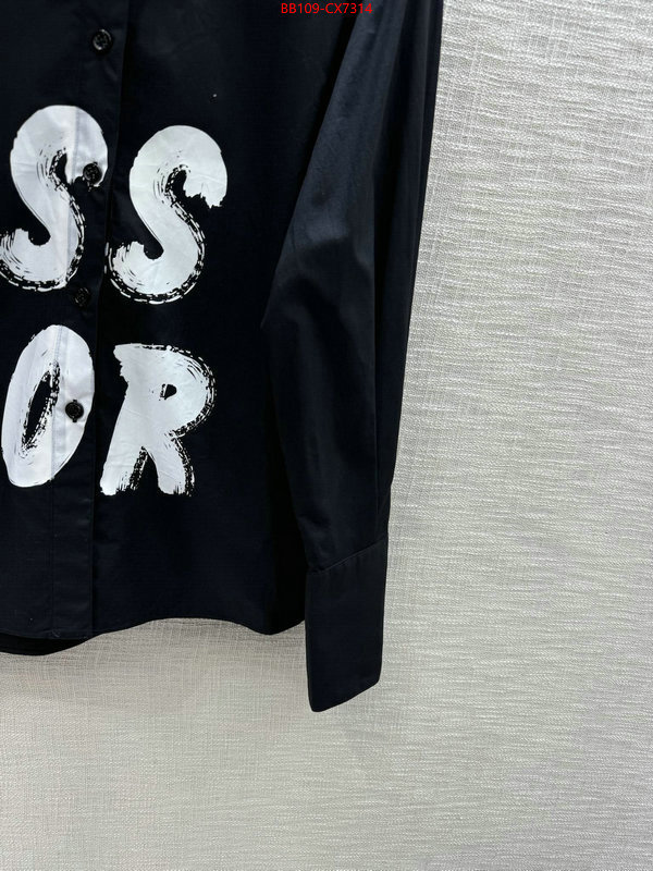 Clothing-Dior high quality 1:1 replica ID: CX7314 $: 109USD