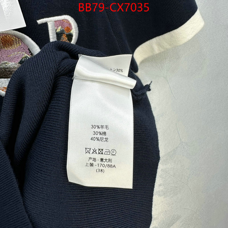 Clothing-Dior what is aaaaa quality ID: CX7035 $: 79USD