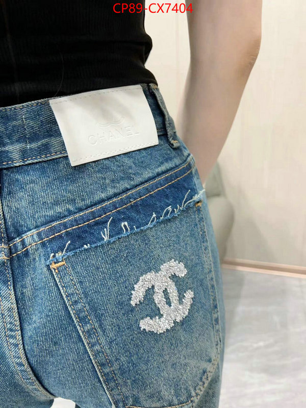 Clothing-Chanel we provide top cheap aaaaa ID: CX7404 $: 89USD