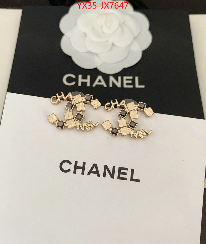 Jewelry-Chanel best quality replica ID: JX7647 $: 35USD