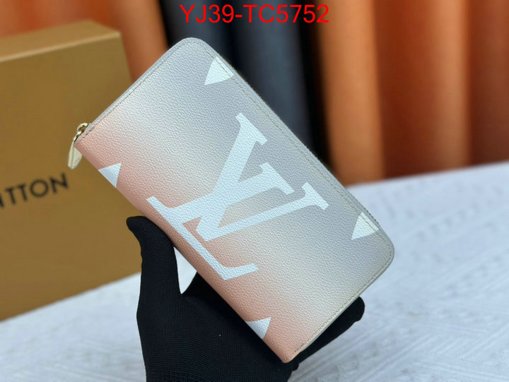 LV Bags(4A)-Wallet 7 star quality designer replica ID: TC5752 $: 39USD,