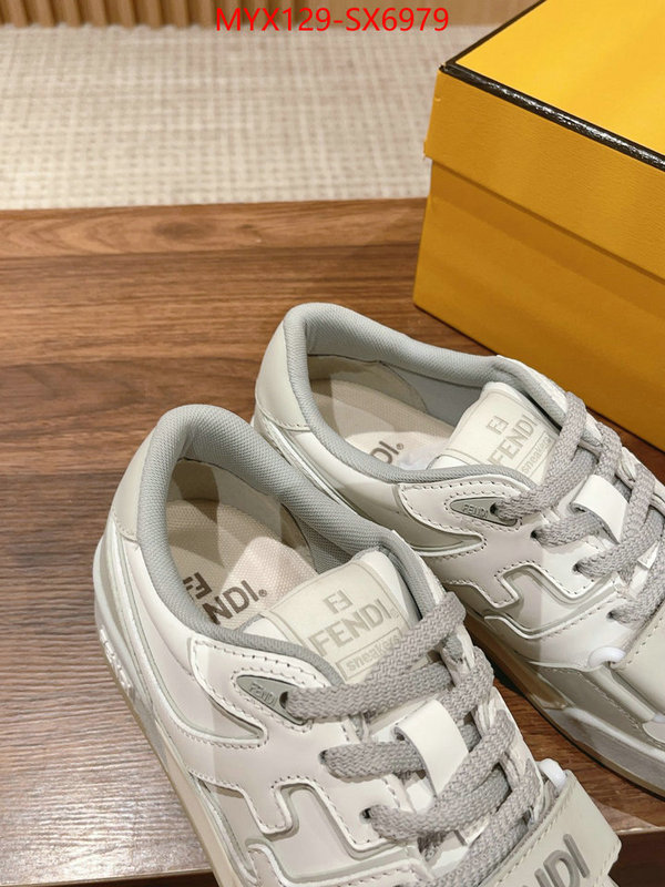 Men Shoes-Fendi 1:1 replica ID: SX6979 $: 129USD