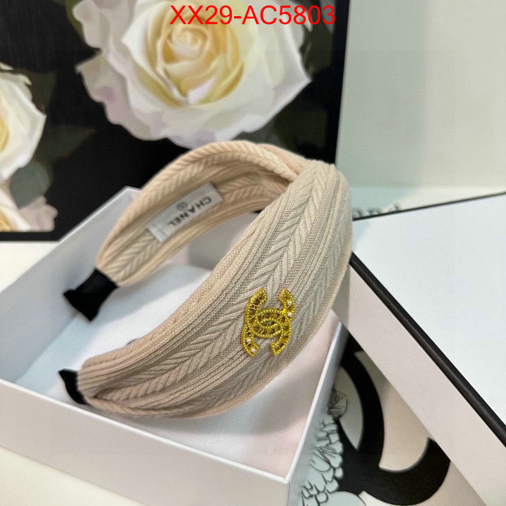 Hair band-Chanel fake high quality ID: AC5803 $: 29USD