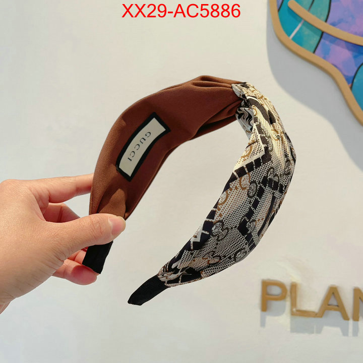 Hair band-Gucci buy high-quality fake ID: AC5886 $: 29USD