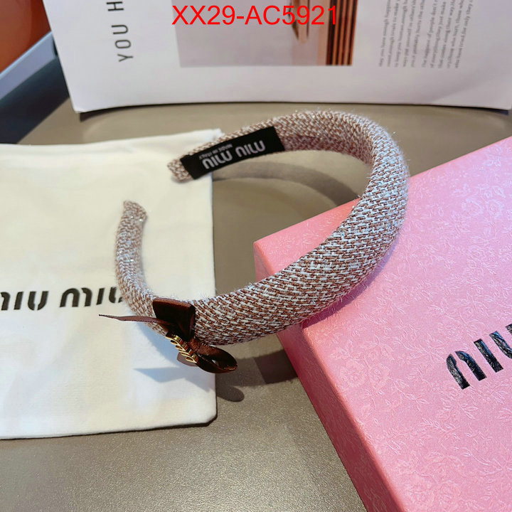 Hair band-MIU MIU replica 1:1 ID: AC5921 $: 29USD