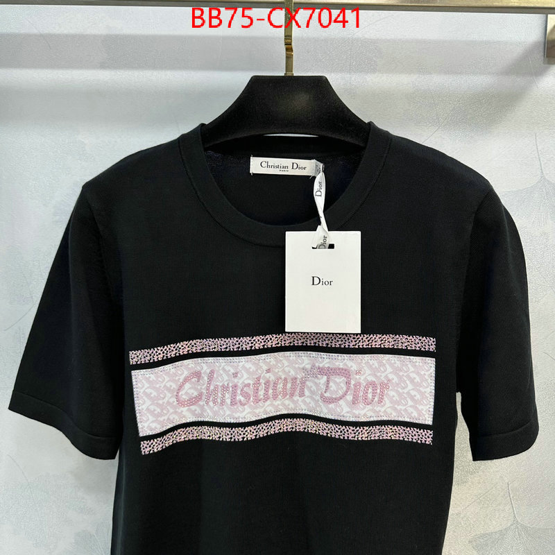 Clothing-Dior online sales ID: CX7041 $: 75USD