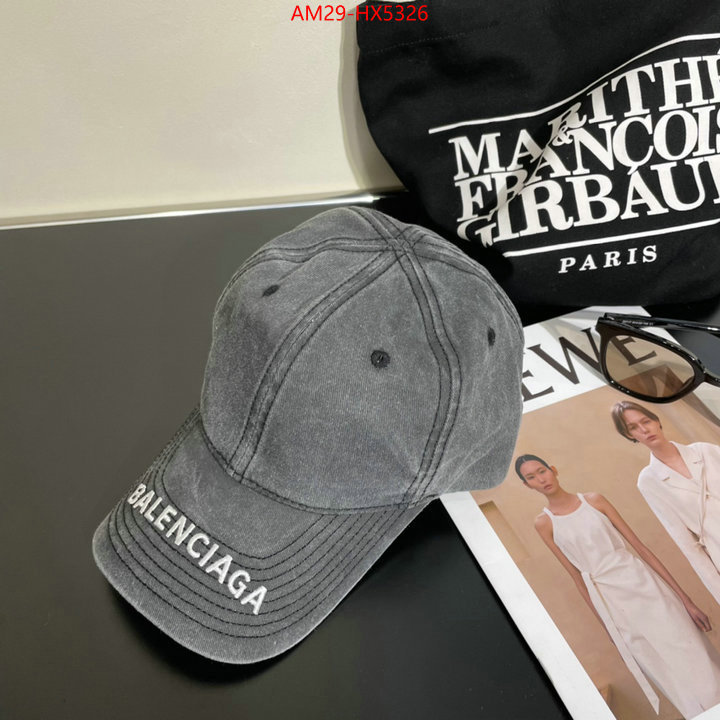 Cap(Hat)-Balenciaga aaaaa ID: HX5326 $: 29USD