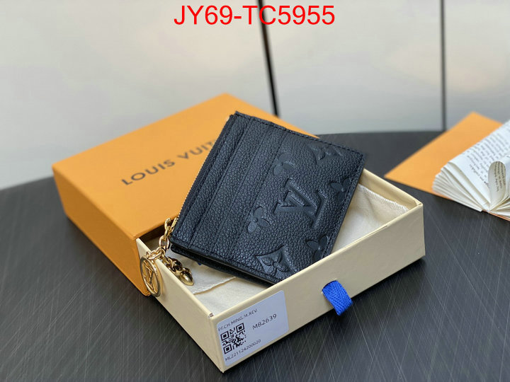 LV Bags(TOP)-Wallet luxury fashion replica designers ID: TC5955 $: 69USD,