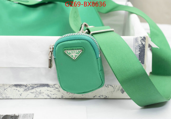 Prada Bags(4A)-Re-Edition 2005 china sale ID: BX8636 $: 69USD,