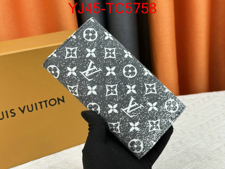 LV Bags(4A)-Wallet mirror quality ID: TC5758 $: 45USD,