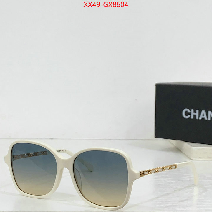 Glasses-Chanel brand designer replica ID: GX8604 $: 49USD