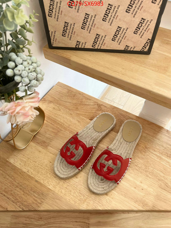 Women Shoes-Gucci best quality fake ID: SX6983 $: 79USD