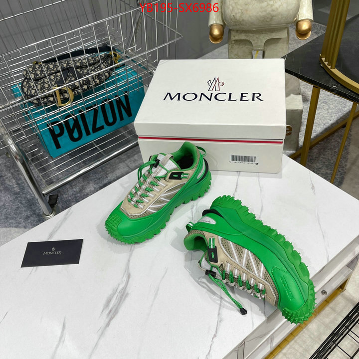 Men Shoes-Moncler buy luxury 2024 ID: SX6986 $: 195USD