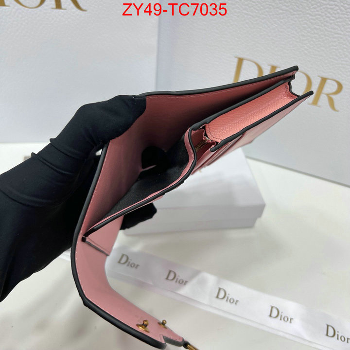 Dior Bags(4A)-Wallet- where to buy fakes ID: TC7035 $: 49USD,