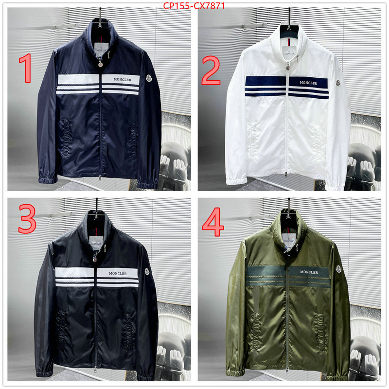 Clothing-Moncler buy best high-quality ID: CX7871 $: 155USD