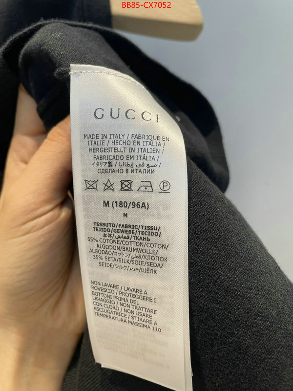 Clothing-Gucci good ID: CX7052 $: 85USD