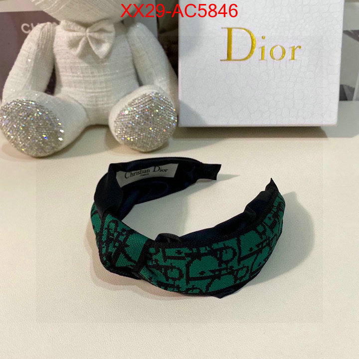 Hair band-Dior mirror copy luxury ID: AC5846 $: 29USD