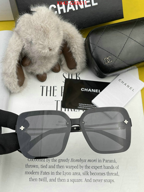 Glasses-Chanel what is a counter quality ID: GX8611 $: 42USD