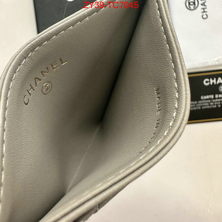 Chanel Bags(4A)-Wallet- top quality replica ID: TC7045 $: 39USD,