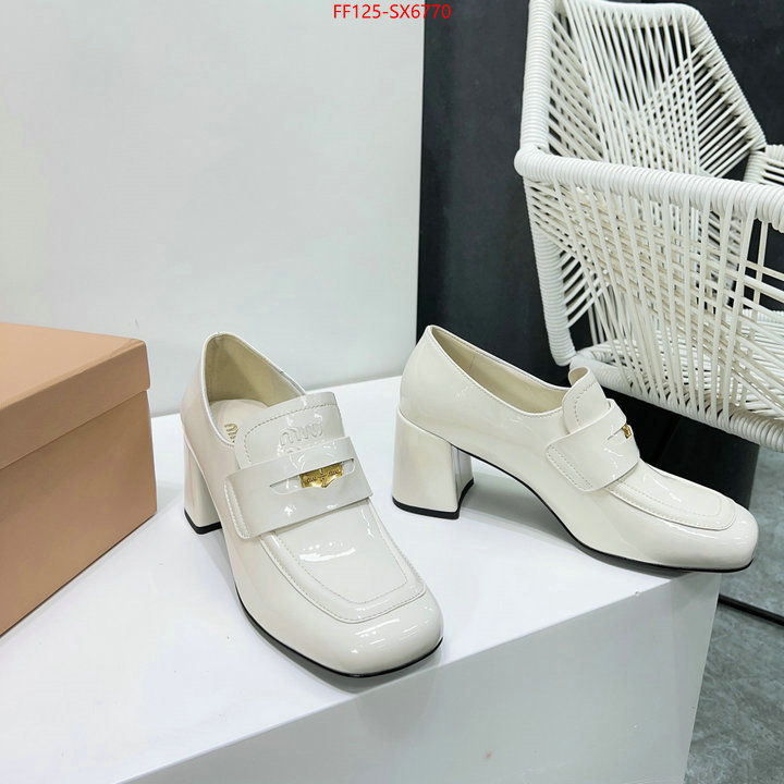 Women Shoes-Miu Miu sell high quality ID: SX6770 $: 125USD