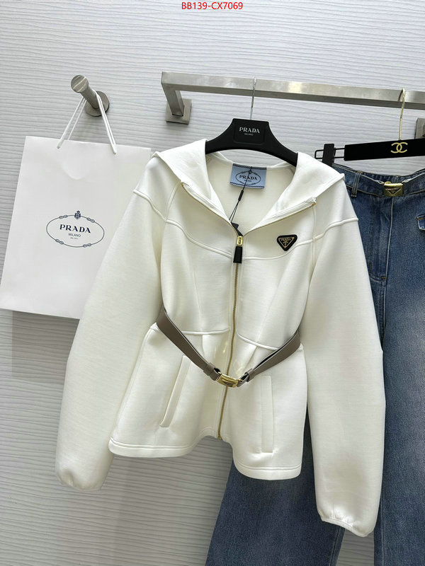 Clothing-Prada shop the best high authentic quality replica ID: CX7069 $: 139USD