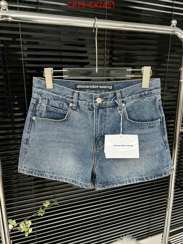 Clothing-Alexander Wang replica sale online ID: CX7451 $: 79USD