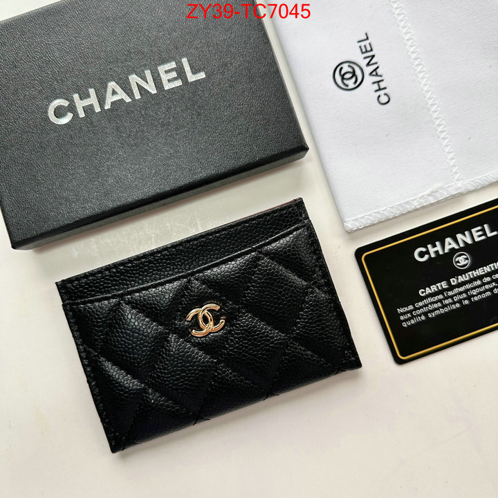 Chanel Bags(4A)-Wallet- top quality replica ID: TC7045 $: 39USD,