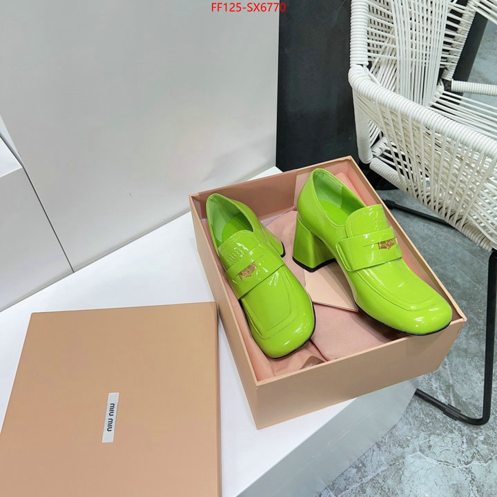 Women Shoes-Miu Miu sell high quality ID: SX6770 $: 125USD