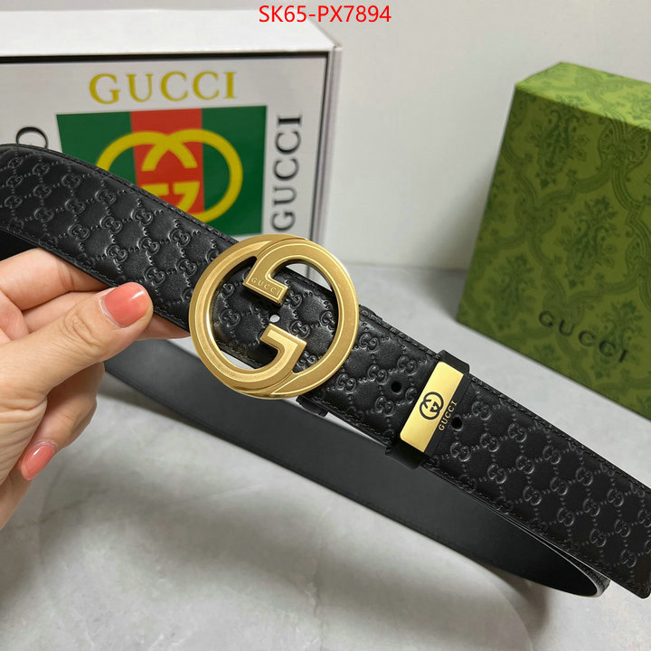 Belts-Gucci shop ID: PX7894 $: 65USD