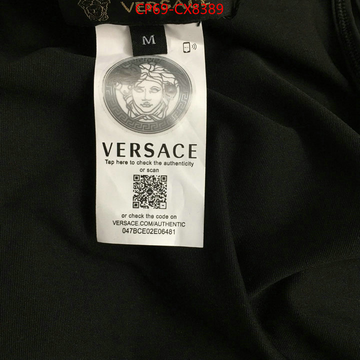 Clothing-Versace luxury cheap replica ID: CX8389 $: 69USD