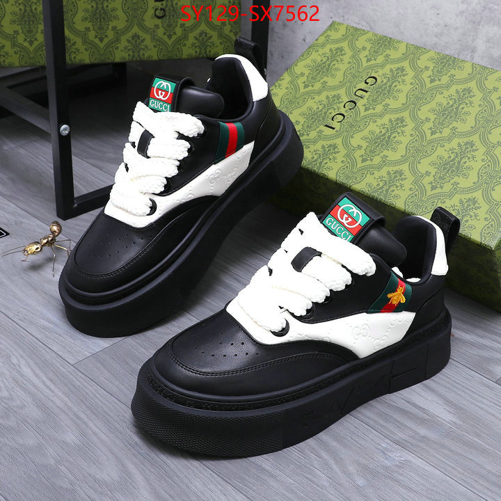 Men Shoes-Gucci buy best quality replica ID: SX7562 $: 129USD