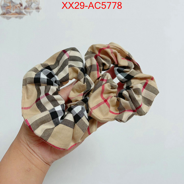 Hair band-Burberry luxury cheap replica ID: AC5778 $: 29USD