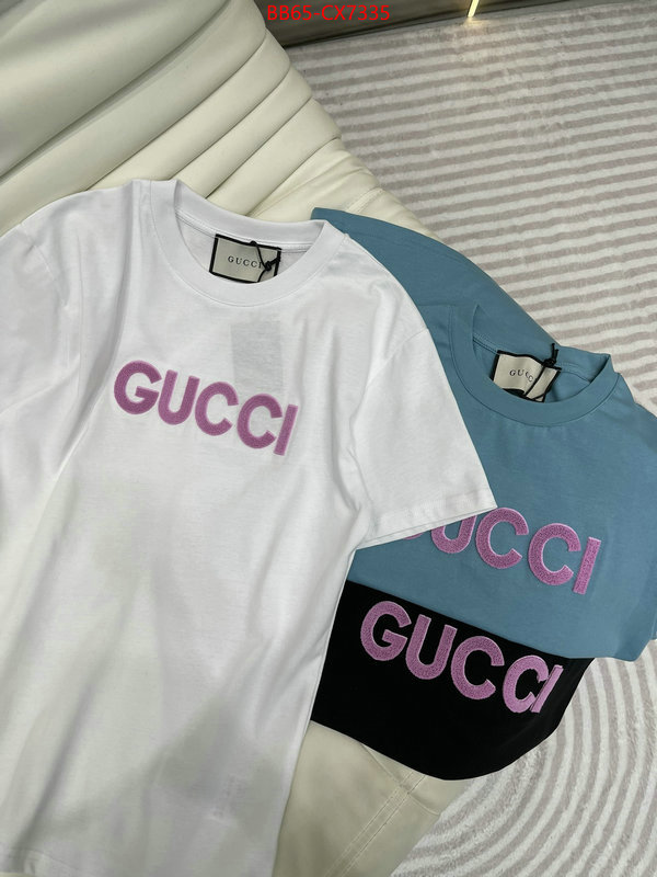 Clothing-Gucci wholesale replica ID: CX7335 $: 65USD