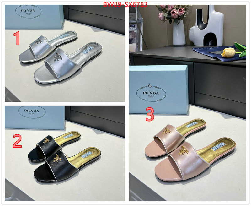 Women Shoes-Prada high quality replica designer ID: SX6783 $: 89USD