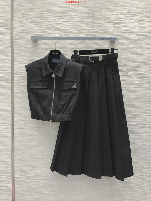 Clothing-Prada wholesale replica shop ID: CX7358 $: 149USD