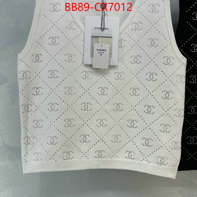 Clothing-Chanel what is top quality replica ID: CX7012 $: 89USD