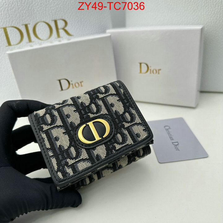 Dior Bags(4A)-Wallet- replica best ID: TC7036 $: 49USD,