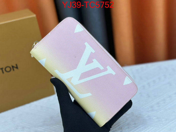 LV Bags(4A)-Wallet 7 star quality designer replica ID: TC5752 $: 39USD,