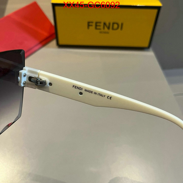 Glasses-Fendi best luxury replica ID: GC6092 $: 45USD