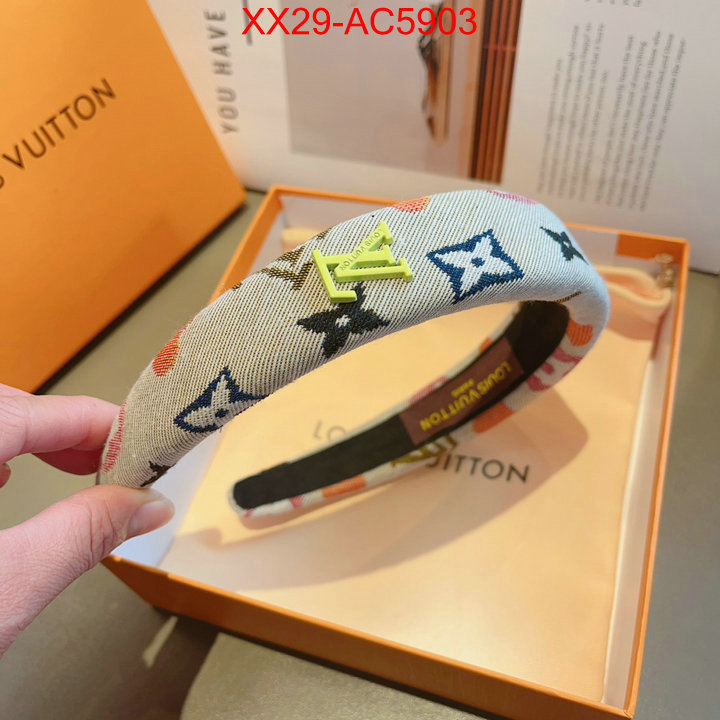 Hair band-LV 7 star quality designer replica ID: AC5903 $: 29USD