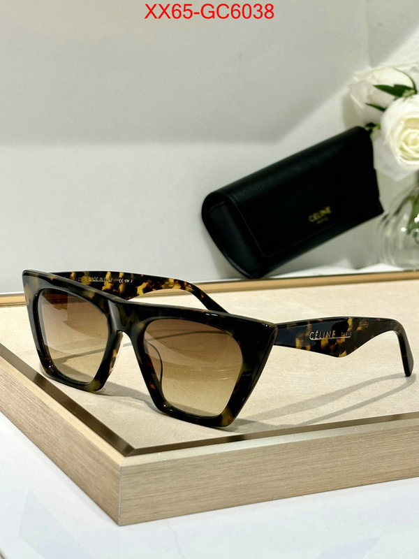 Glasses-CELINE top 1:1 replica ID: GC6038 $: 65USD