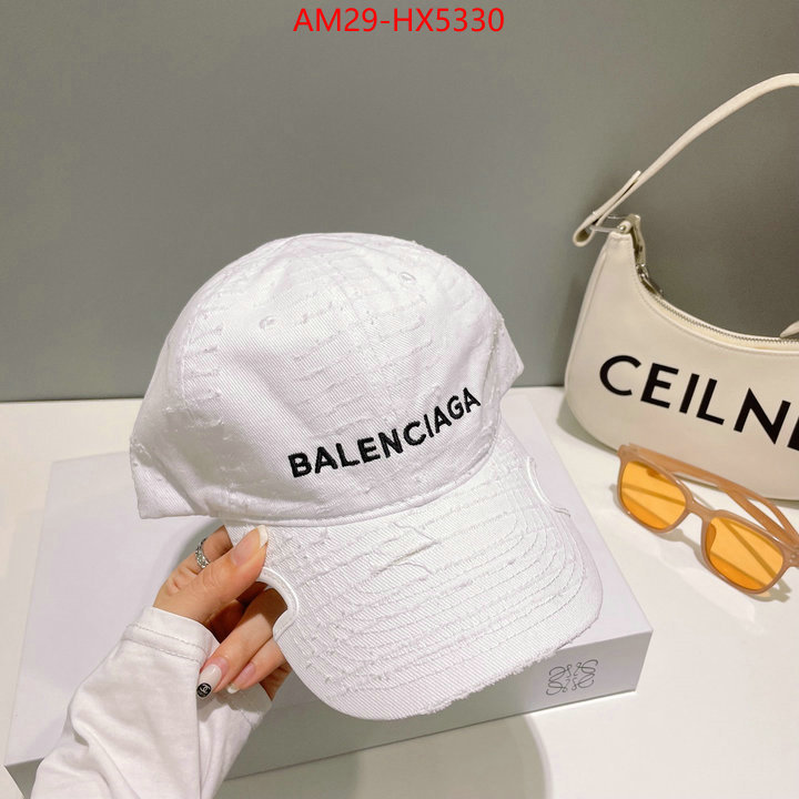 Cap(Hat)-Balenciaga cheap wholesale ID: HX5330 $: 29USD