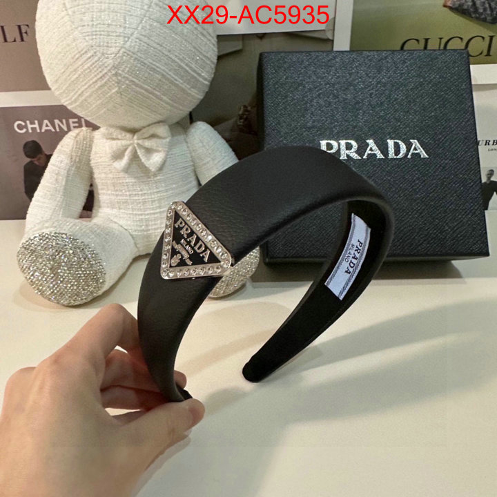 Hair band-Prada best quality fake ID: AC5935 $: 29USD