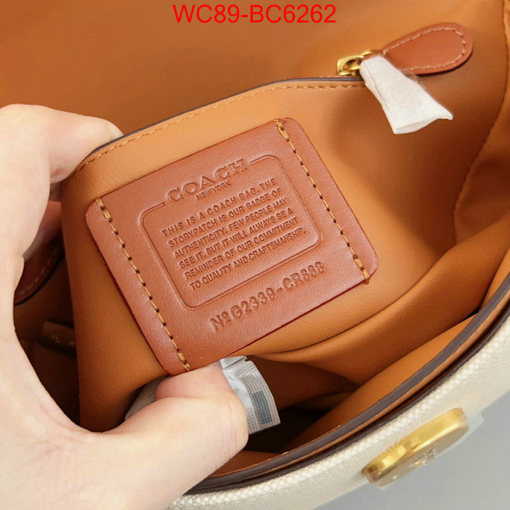 Coach Bags(4A)-Diagonal 1:1 ID: BC6262 $: 89USD,