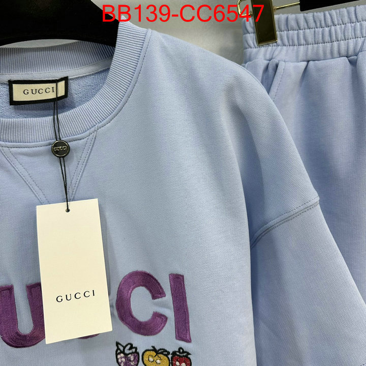 Clothing-Gucci replica 2024 perfect luxury ID: CC6547 $: 139USD