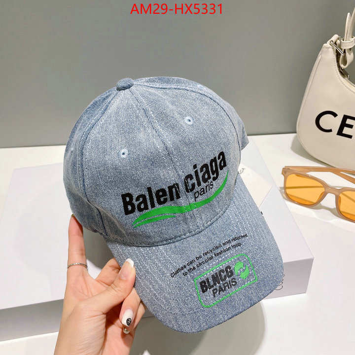 Cap(Hat)-Balenciaga where to buy fakes ID: HX5331 $: 29USD