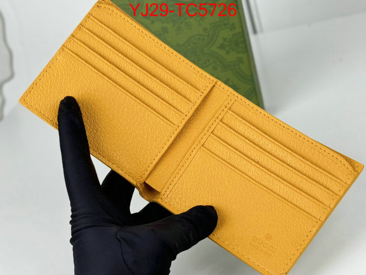 Gucci Bags(4A)-Wallet- best website for replica ID: TC5726 $: 29USD,