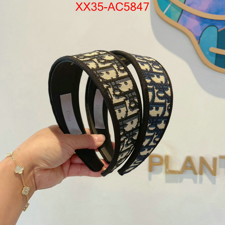 Hair band-Dior buy cheap replica ID: AC5847 $: 35USD