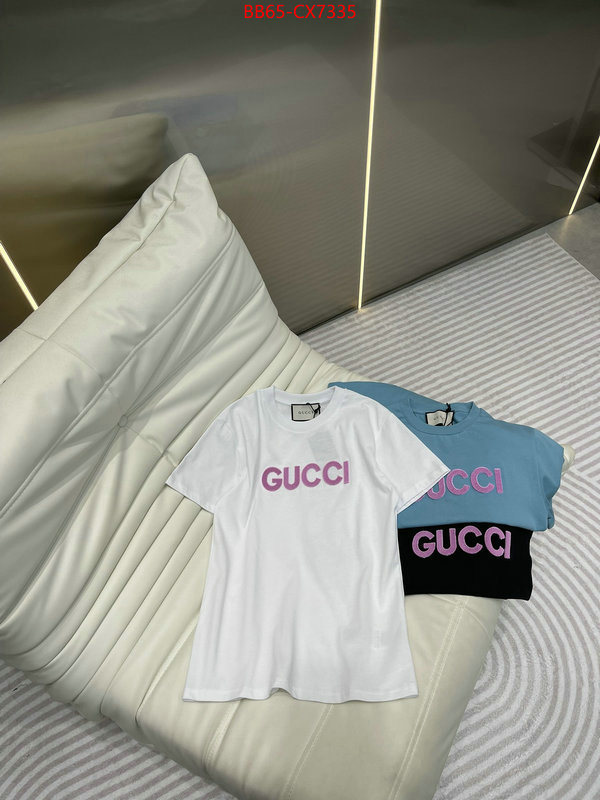 Clothing-Gucci wholesale replica ID: CX7335 $: 65USD
