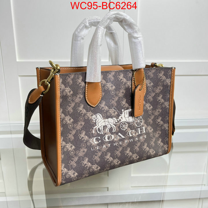 Coach Bags(4A)-Handbag- at cheap price ID: BC6264 $: 95USD,